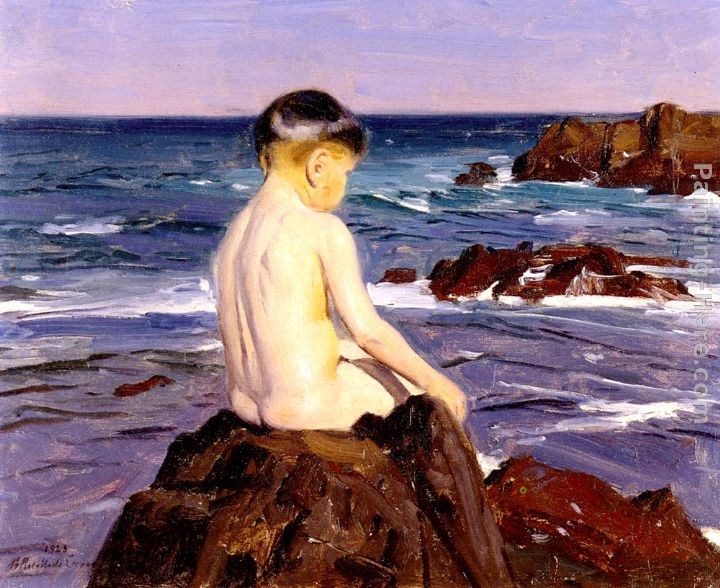 Benito Rebolledo Correa At The Beach